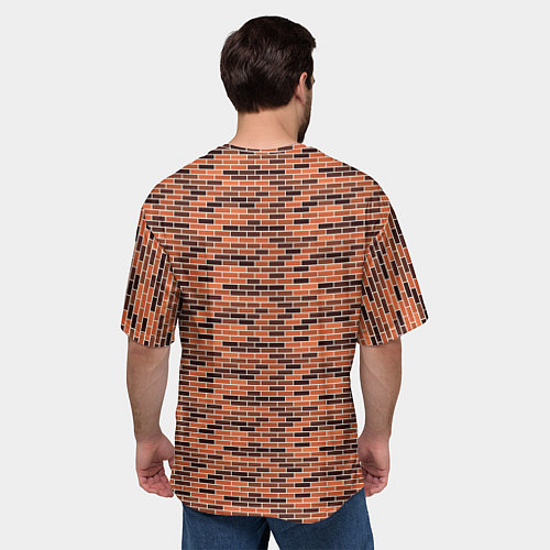 Мужская футболка оверсайз Лофт / 3D-принт – фото 4