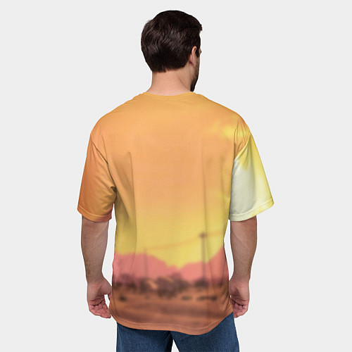 Мужская футболка оверсайз Girl - San Andreas / 3D-принт – фото 4