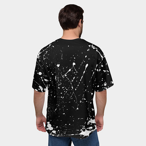 Мужская футболка оверсайз Venom logo / 3D-принт – фото 4