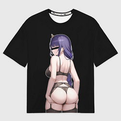 Футболка оверсайз мужская Shogun Raiden sexy - Genshin Impact, цвет: 3D-принт