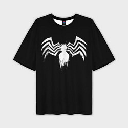 Мужская футболка оверсайз Venom - logo