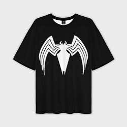 Футболка оверсайз мужская Venom - spider logo, цвет: 3D-принт