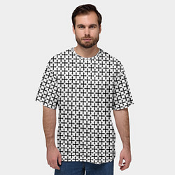 Футболка оверсайз мужская Перекрёсток, цвет: 3D-принт — фото 2