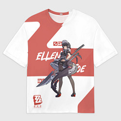 Футболка оверсайз мужская Эллен Джо - ZZZ, цвет: 3D-принт