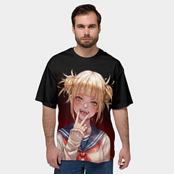 Футболка оверсайз мужская Himiko Toga league of villains, цвет: 3D-принт — фото 2