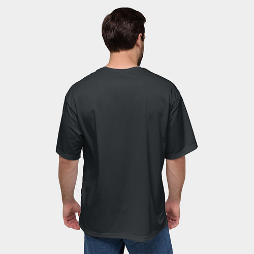 Мужская футболка оверсайз Новогодний Тимур мелом / 3D-принт – фото 4