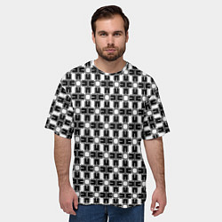 Футболка оверсайз мужская Крест кельтов, цвет: 3D-принт — фото 2