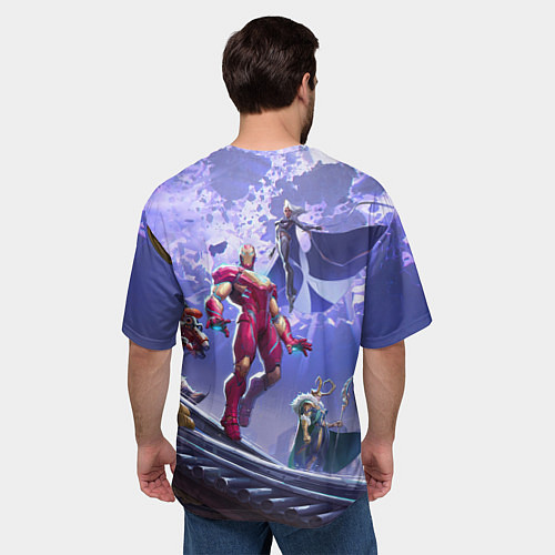 Мужская футболка оверсайз Герои Marvel rivals / 3D-принт – фото 4