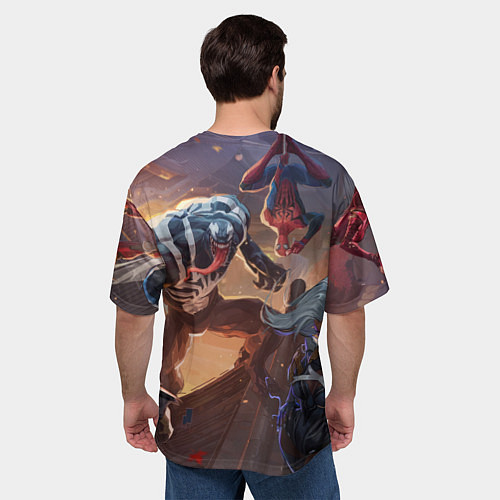 Мужская футболка оверсайз Персонажи Marvel rivals / 3D-принт – фото 4