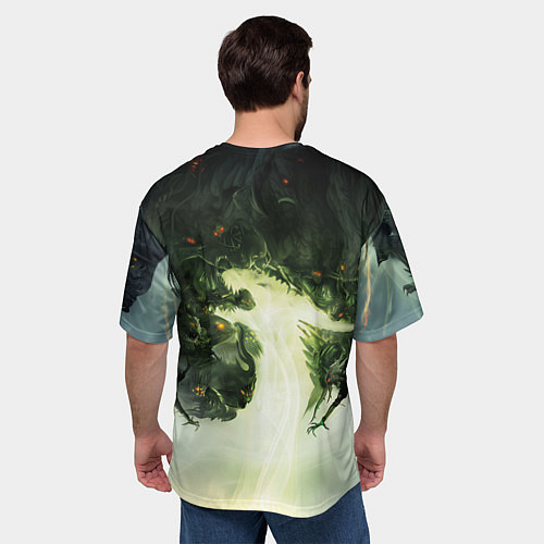 Мужская футболка оверсайз Illustration Dragon Age Inquisition / 3D-принт – фото 4