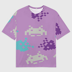 Футболка оверсайз мужская Пиксели, цвет: 3D-принт