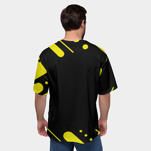 Мужская футболка оверсайз Lakers club / 3D-принт – фото 4