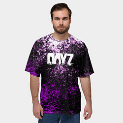 Футболка оверсайз мужская Dayz неоновые краски, цвет: 3D-принт — фото 2