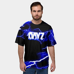 Футболка оверсайз мужская DayZ storm steel, цвет: 3D-принт — фото 2