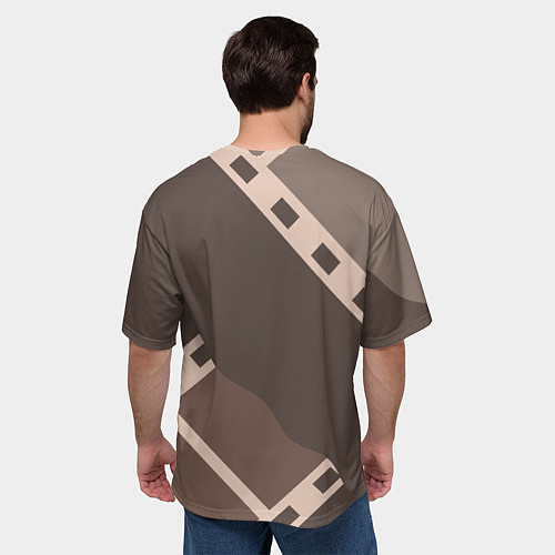 Мужская футболка оверсайз Фильм - кинопленка / 3D-принт – фото 4