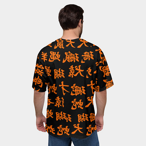 Мужская футболка оверсайз PUBG japan steel / 3D-принт – фото 4