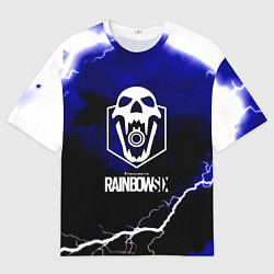 Футболка оверсайз мужская Rainbow six storm, цвет: 3D-принт