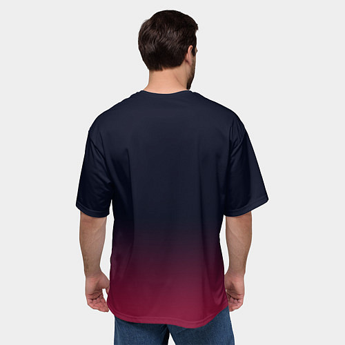 Мужская футболка оверсайз Counter Strike - neon glow fantasy / 3D-принт – фото 4