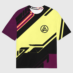 Футболка оверсайз мужская Linkin park geometry steel, цвет: 3D-принт