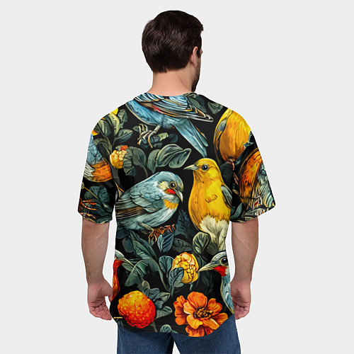 Мужская футболка оверсайз Кукушки / 3D-принт – фото 4