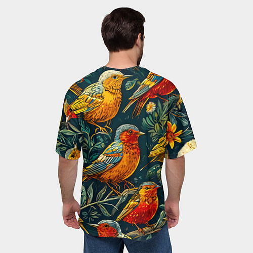 Мужская футболка оверсайз Кукушата / 3D-принт – фото 4