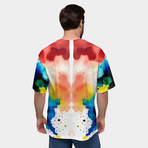 Мужская футболка оверсайз Веном присмотрелся к Морти - ядовитая слизь / 3D-принт – фото 4