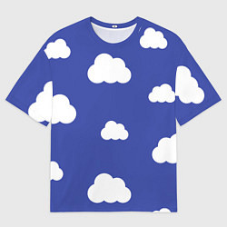 Мужская футболка оверсайз Легкие облака