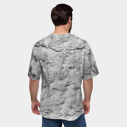 Мужская футболка оверсайз Белобог - слава роду / 3D-принт – фото 4