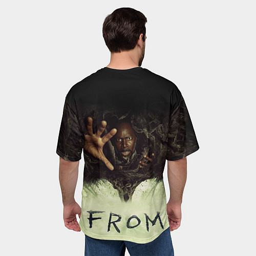Мужская футболка оверсайз Извне сериал ужастик / 3D-принт – фото 4