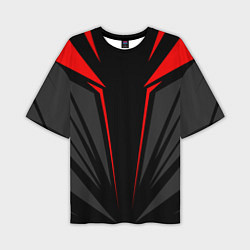 Футболка оверсайз мужская Sport uniform - red, цвет: 3D-принт