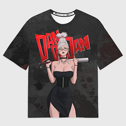 Футболка оверсайз мужская Seiko Granny, цвет: 3D-принт