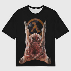 Футболка оверсайз мужская Half life - headcrab, цвет: 3D-принт