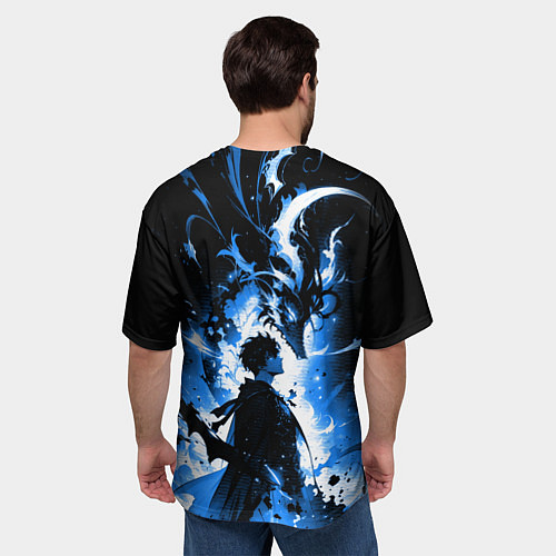 Мужская футболка оверсайз Поднятие уровня в одиночку - восстань / 3D-принт – фото 4