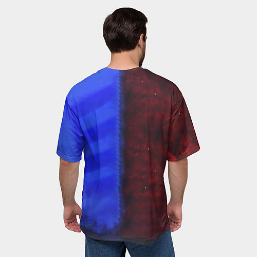 Мужская футболка оверсайз Аниме - магическая битва / 3D-принт – фото 4