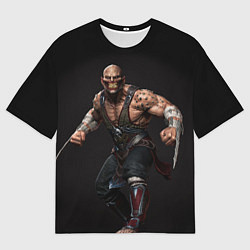 Мужская футболка оверсайз Mortal kombat - baraka