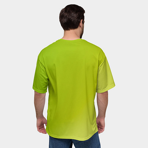 Мужская футболка оверсайз Гомер и сердце - для пары с Марж Симпсон / 3D-принт – фото 4