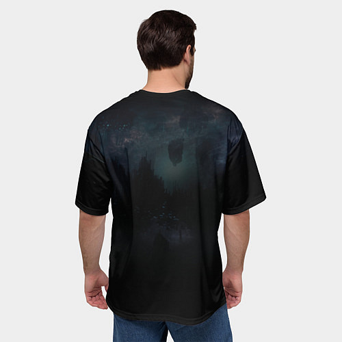 Мужская футболка оверсайз Mortal Kombat - Скорпион / 3D-принт – фото 4