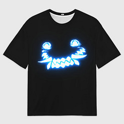 Футболка оверсайз мужская Улыбка демона, цвет: 3D-принт