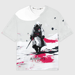 Футболка оверсайз мужская Assassins Creed ninja, цвет: 3D-принт