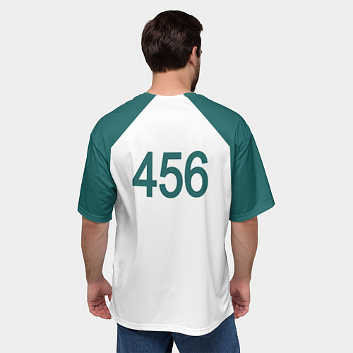 Мужская футболка оверсайз Форма номер 456 / 3D-принт – фото 4