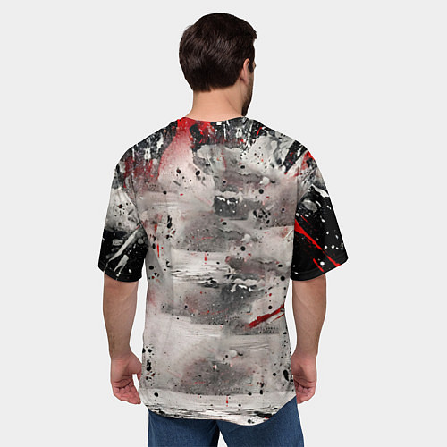 Мужская футболка оверсайз Джеймс Харден с мячом / 3D-принт – фото 4