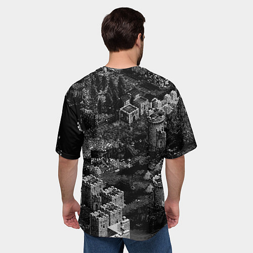 Мужская футболка оверсайз Stronghold Crusader Definitive Edition / 3D-принт – фото 4