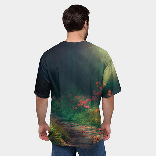 Мужская футболка оверсайз МаоМао и лягушка - Монолог Фармацевта / 3D-принт – фото 4