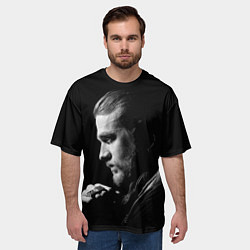 Футболка оверсайз мужская Sons Of Anarchy - Jax, цвет: 3D-принт — фото 2