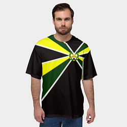 Футболка оверсайз мужская Мотострелковые войска: лавры, цвет: 3D-принт — фото 2