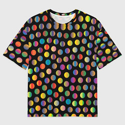 Футболка оверсайз мужская Конфетти, цвет: 3D-принт