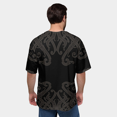 Мужская футболка оверсайз Не бойся если ты один - бойся если ты ноль / 3D-принт – фото 4