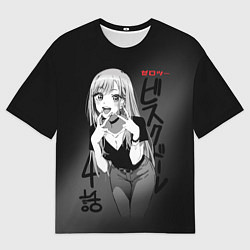 Футболка оверсайз мужская Эта фарфоровая кукла - влюбилась, цвет: 3D-принт