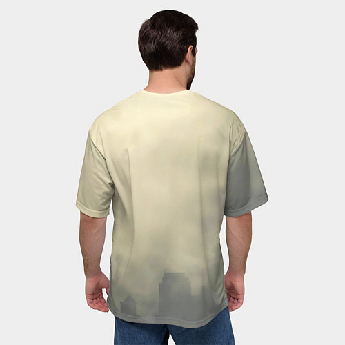 Мужская футболка оверсайз Человек паук в прыжке / 3D-принт – фото 4