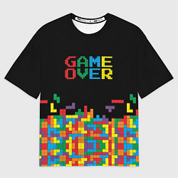 Футболка оверсайз мужская Game over, цвет: 3D-принт
